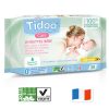 58 Lingettes bébé bio compostables avec parfum de Tidoo