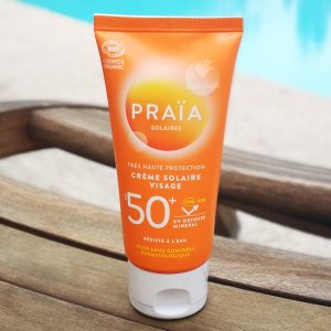 crème visage Praia indice 50